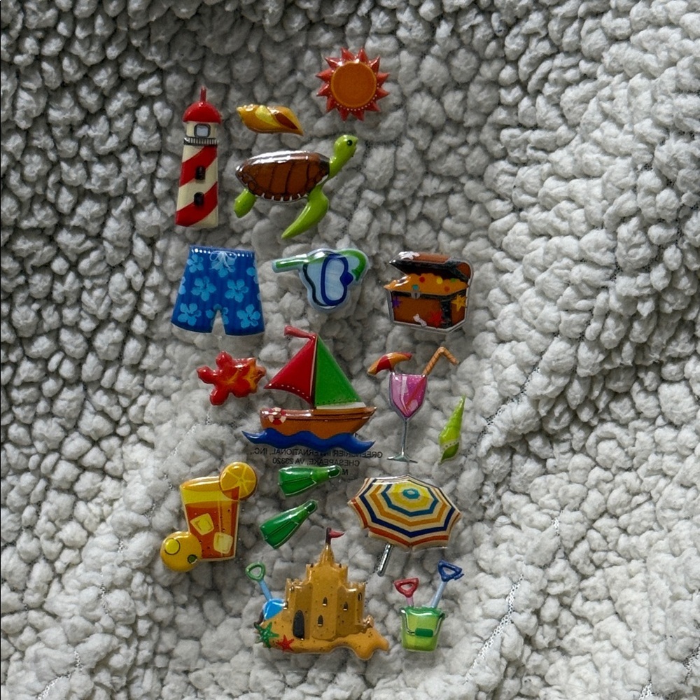 Summer Beach stickers
